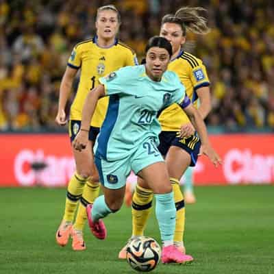 Sam Kerr reveals she injured both calves at World Cup