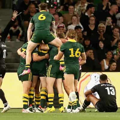 Kangaroos thump Kiwis ahead of Pacific decider