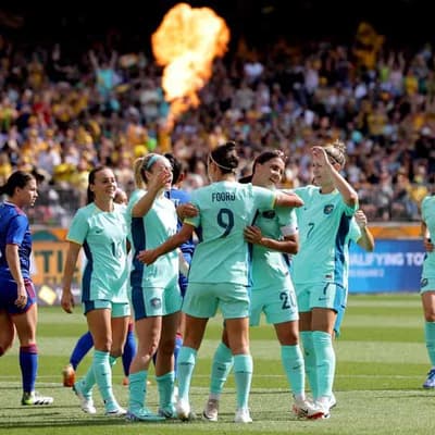 Kerr, Foord score hat-tricks as Matildas post 8-0 win
