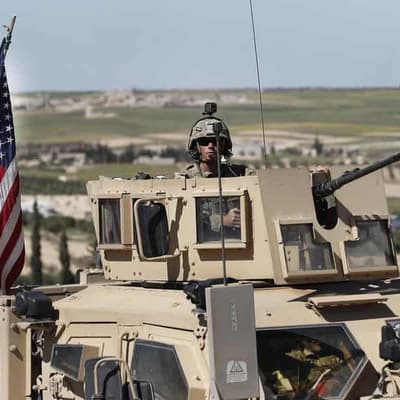 No, footage does not show US troops in Gaza