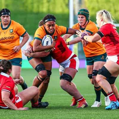 Wallaroos survive red card, Wales scare in WXV1 win