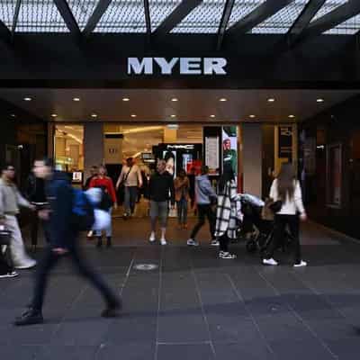 Sluggish sales greet board newbies at Myer