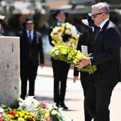 Silent reflection for the fallen on Remembrance Day