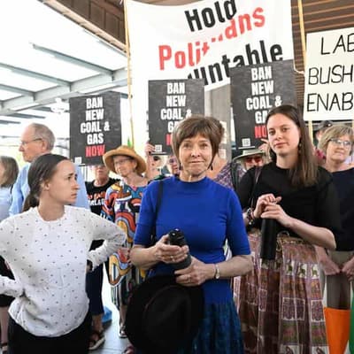Climate protesters wait on challenge to parliament law