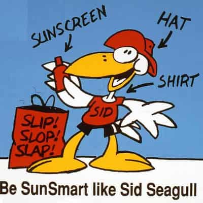 Sunsmart campaign slip slop slaps into national archive