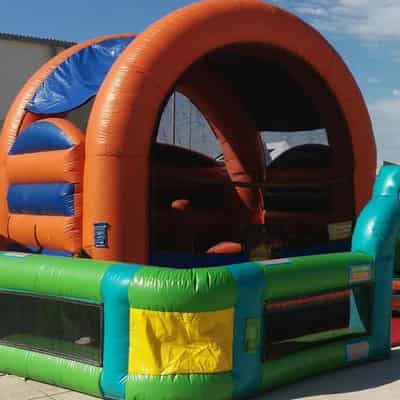 Rival jumping castle business in anti-Jewish crossfire