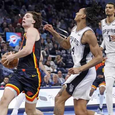 'Hell bent' Giddey finds groove as Thunder crack Spurs