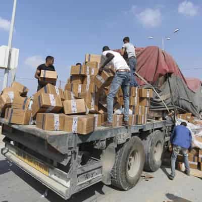 Gaza aid convoy video dates back to 2021