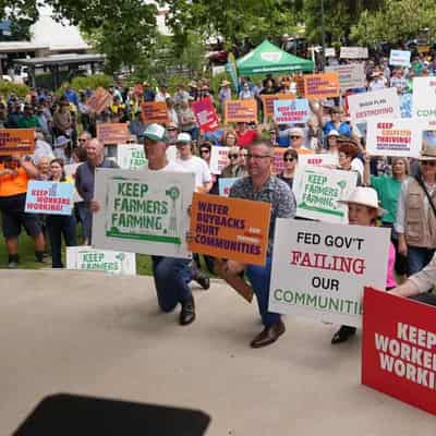 Rural communities rally against water buybacks