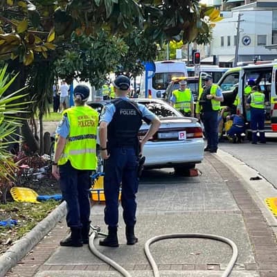 Boy fighting for life after pinned to tree in crash