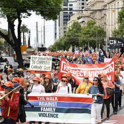 'Unrelenting': Victorians walk against family violence