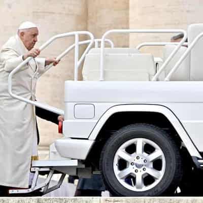 Ailing pope to broadcast Sunday prayer from residence