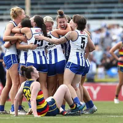 Kangaroos keen to bring AFLW flag joy to Arden St