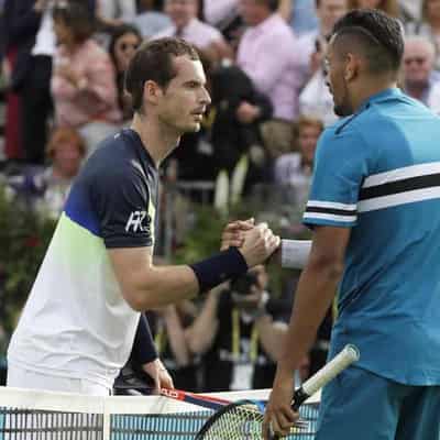 Kyrgios credits Murray for helping with mental health